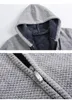 Herenjacks plus Cashmere Cardigan Coat Sweater Mannelijke Koreaanse versie van de trend in de herfst en winter lange geul
