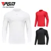 Polos da uomo PGM Mens Shirts Sports Sports Leisure Bottoming T-shirt Autunno inverno Slve Abbigliamento YF372 all'ingrosso Y240506
