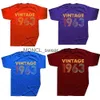 T-shirts masculins Novely 60th Birthday Gift Vintage 1963 60 ans T-shirts graphiques Coton Strtwear Slve Cadeaux T-shirt Men H240506