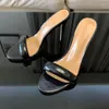 Chaussures habillées sexy talons hauts pantoufles rondes peep tonnes glissages d'été pompes femmes moles de mode stiletto sandales femme