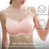 Maternity Intimates High quality plus size nursing bra breathable womens breast feeding underwear seamless pregnant woman bra push upsL2405