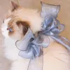 猫用プリンセスリボンレースカラー