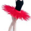 Trajes de dança de balé vermelho branco preto de prato profissional para mulheres tutu balé de dança de balé adulto com roupas íntimas 240426