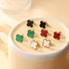 Cheap price and high-quality earring jewelry Lucky Clover Earrings Fading Versatile with common cleefly