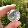Decorative Figurines Natural Rainbow Clear Quartz Mini Ball Healing Crystal Sphere For Home Decoration