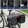 Cykel baksäte väska 25l stor kapacitet utomhus bagage cykling mtb vägcykel stam dubbel pannier 240416