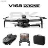 Drönare V168 Pro Drone med 8K-kamera 3000 m långdistans Mini Drone med WiFi G Four Helicopter Folding Mini Cheap Toy Drone WX WX
