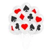 Party -Dekoration 20pcs Rundförmige Pokerballons gedruckt 12 Zoll Latexspiel Geburtstag