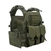 1000D Nylon Fabric Quick Releaseerbaar 6094K Tactical Vest met Triple Magazine Pouch 240430