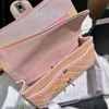 CHANEI Designer Bag Luxury Handbag Women Crossbody Bags Leather Shoulder Purse Fashion Tote Bags Famous Flap Messenger Handbags Pink Wallet