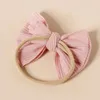 Haarzubehör 3PCS Girls Pinkes entzückendes Haarband verschiedenes Bogen -Stirnband für Kinderprographen weiche Nylonsimulationsblumen -Sperren