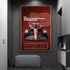 Livraison moderne Art mural esthétique F1 Classic Car Racing Hd Huile sur toile Affiches et imprimés Cadeau de salon de chambre à coucher pour la maison