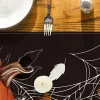 Pads Pumpkins Spider Web Halloween Table Runner Wedding Decoration Linen Party Kitchen Dining Table Runner Home Decoration