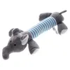 Köpek oyuncakları komik evcil hayvan squeak köpek çiğneme gıcırtılı gıcırtılı peluş ses oyuncak küçük orta büyük köpekler için sevimli hayvan tasarımı h240506