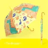 Gear Sunshade Cartoon Sunscreen Длинная ручка с полной автоматической дождевой продукцией зонтик для детей