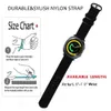 18mm 20 mm 22 mm 24 mm Nylon Fabric Watch Bands Sportgurt für Galaxy Watch 3 Bandbänder Amazfit GTR GTS GT2 240415