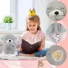 Plüschpuppen atmungsaktiven Otter Schlafplüschspielzeugspielkameraden Otter Baby Plüschspielzeug mit weichem Sound für Neugeborene Geburtstagsgeschenk für babyl240502