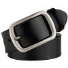 Ceinture pour femmes en cuir authentique 3,0 cm de largeur de haute qualité Beltes de créateurs de haute qualité y boucle cnosme pour femmes