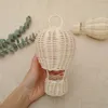 装飾的な置物ラタンエアバルーン手織りの小さなペンダントチャームアクセサリー装飾gxma