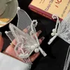 Hochzeitshaarschmuck Fairy Ohr Kopfbedeckung Kristall Haarnadel neuer Schmetterling Quaste Seitclip zarte Braut Hochzeit Haarzubehör Accessoires
