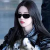 Zonnebrillen Korea Retro Cat Eye Wome Ins Street S Sunshade Glasses stofdichte winddichte rijden UV400