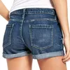 Dames jeans broek slanke zomer high taille gat sexy vrouwen shorts 3 -delige voor yoga afslanken