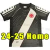 24 25 Vasco da gama voetbalshirt shirt shirts maxi rios paulinho fabiano muriq 2024 2025 mannen zwart wit voetbal shirt thuis weg mannen kinderen kinderen