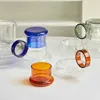 Gobelers Pichet en verre avec couvercle tasse bouilloire réglemente les théirs de thé Filtres à eau Jug Carafe Bottle H240506