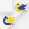 Spille in stile unico in stile pace per donne unisex ucraina blu giallo uccelli per le pin di ufficio festeggiate doni accessori