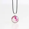 Pendant Necklaces N Style Universe Dream Starry Sky Beautiful Women's Necklace Glass Sweater Chain Fashion Luminous Ornament