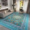 Carpets Bohemian Style Crystal Velvet Carpet Wear Ush Tableau de lit Dirt Routier Résistant