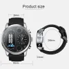 Смотреть T3PRO T3 Dual Time Hybrid Watch японское Quartz Movement IPS Screen Spect Spect Spect Напоминание о частоте сердечных сокращений для iOS Android