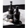 Distributori da 500 ml bottiglia da doccia da bagno marrone bottiglie da doccia marrone da pinna per compagno di pet nordic.