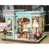 Ev Aksesuarları Mini Ev Doğum Günü Hediyesi El yapımı Terzi Mağazası Diy Ev Modeli Oyuncak2405