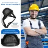 Borstar Skydd Transparent Mask Protective Face Shield Återanvändbart utomhushemkök Facemask Dammtät slagmotstånd Mask