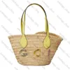 Luxusdesigner Handtasche Frühling und Sommer Neue handgefertigte gewebte Grasbeutel Handheld Vielseitige Strandbeutel Counter Gras Rahmen Tasche Taschen