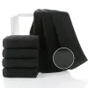 Serviettes 5/4 pièce 100% coton serviette de visage noir sans baignoire de baignade grosse serviette de plage pour hommes pour hôtel drops de cadeau d'entreprise disponible