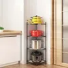 Rangement de cuisine Rack d'affichage d'angle à 4 niveaux