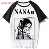 T-shirts masculins nana anime t-shirt hommes houbs hop harajuku tshirt drôle pour t-shirt vêtements hip strtwear t mâle t240506