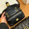 Bolsa de grife preto saco de saco de tabby saco de bolsa de ombro designer feminina bolsa de corpo transversal sacos de designer de alta qualidade bolsas de couro real bolsas de grife crossbody