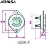 Amplificatore 4pins Società del tubo U4A Base valvola della valvola del tubo ceramico GZS4F per 2A3 300b 811 274A 572B Tubo vuoto Amplificatore Audio Hifi Vintage