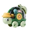 赤ちゃんのためのキッズバス玩具0-3歳の女の子の男の子カメの水車と吸引カップバスルームおもちゃ幼児240423
