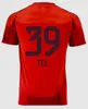 24 25 축구 저지 Sane 2024 축구 셔츠 Goretzka Goretzka Gnabry Camisa de Futebol 남자 키트 Kimmich 팬 플레이어 50th Bayern Oktoberfest Kit Neuer Kane Tel Munich