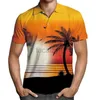 Men's Plus Tees & Polos 2024 New Men's POLO Shirt 3D Printed Men's Short sleeved T-shirt Top Fashion Trend T Shirts tops