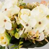 Decoratieve bloemen 31 cm kunstmatige flowe pioenroze