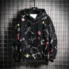 Sweats à capuche masculine Sweatshirts Single Way Mens Anime Sweat à capuche Hiver Velvet Designer Hip-Hop Harajuku Sportswear Street Clothing Surdimension Y2K Fashionable Q240506