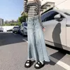 Rokken vintage dames denim lange rok casual a-line slanke wijd uitlopende jean jurk streetwear gewoon high taille midi jeans