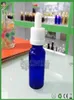 800pcs FedEx Blue Glass Dropper Flaschen 30 ml mit schwarzer kindersicherer Kappe E Flüssigkeit Flaschen Glas Ejuice Flasche leer2549043