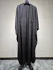 Vêtements ethniques Dubai Pearl Déclaration ouverte Abayas Batwing Femmes musulmanes Maxi Dress Islam Ramadan Eid Kaftan Turc Moroccain Modest