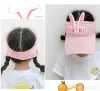 Nouveaux enfants Sun chapeaux Enfants Visors d'été mignons Wings Bunny Chapeau de lapin chapeau d'été pour enfants Boys filles chapeaux 3-12 ans